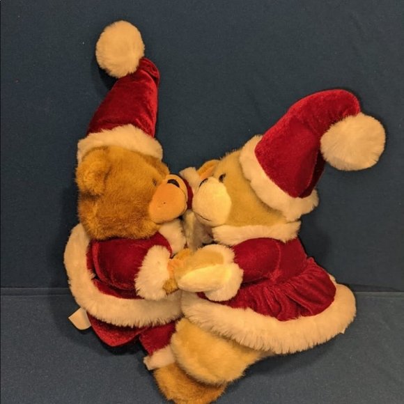 Playtronix Mommy & Daddy Santa Christmas Bears holiday - Picture 2 of 12